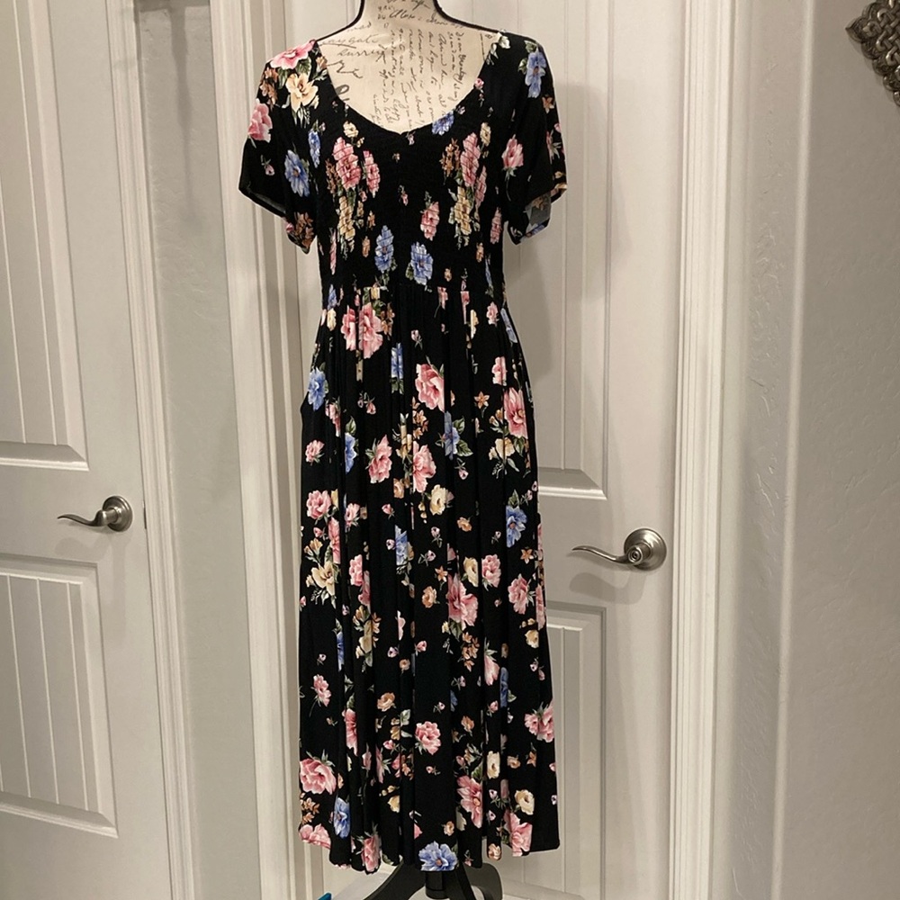 Torrid, Multicolored, Floral Maxi Dress Size 1 (14/16) - Sold at another store